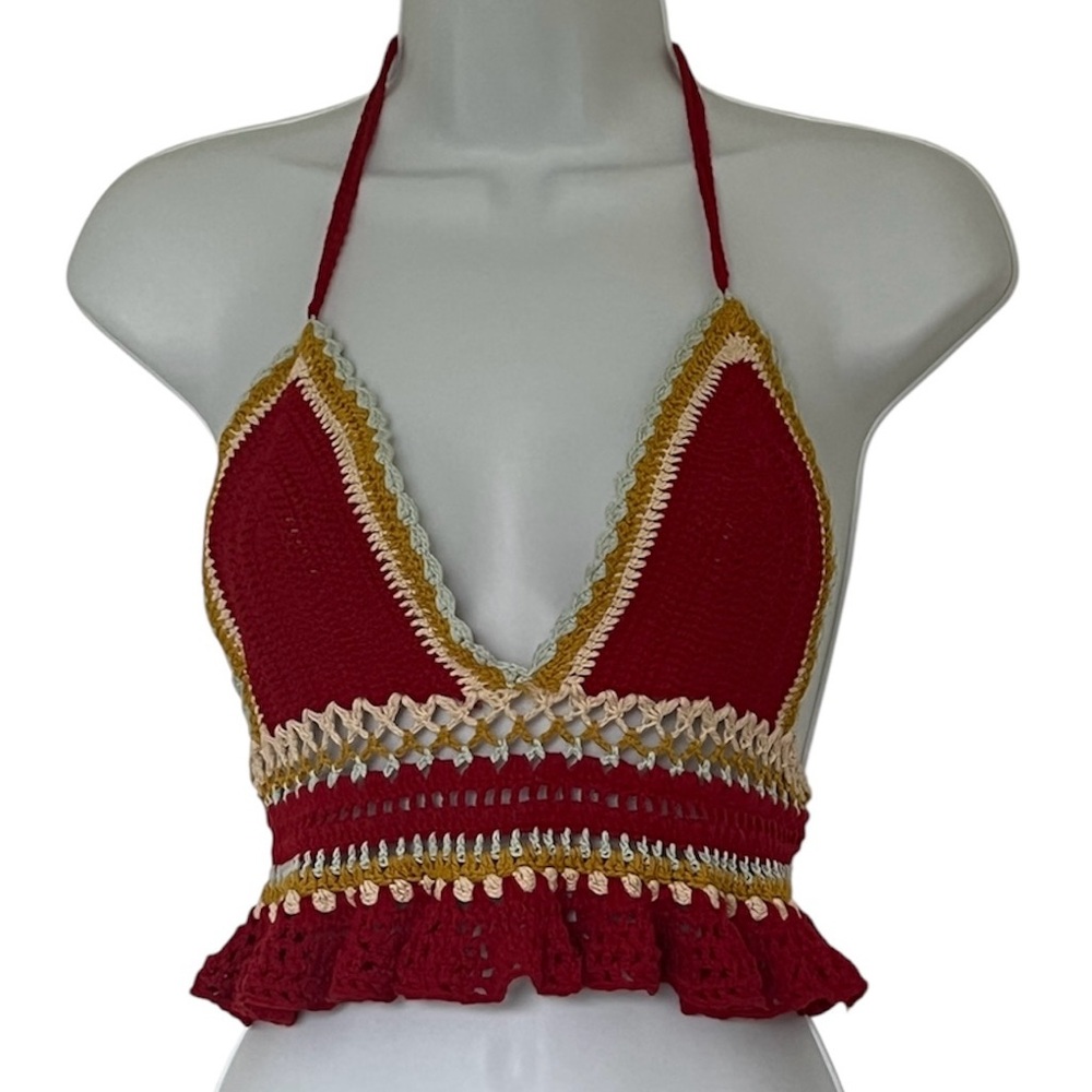 Free People Crochet Halter